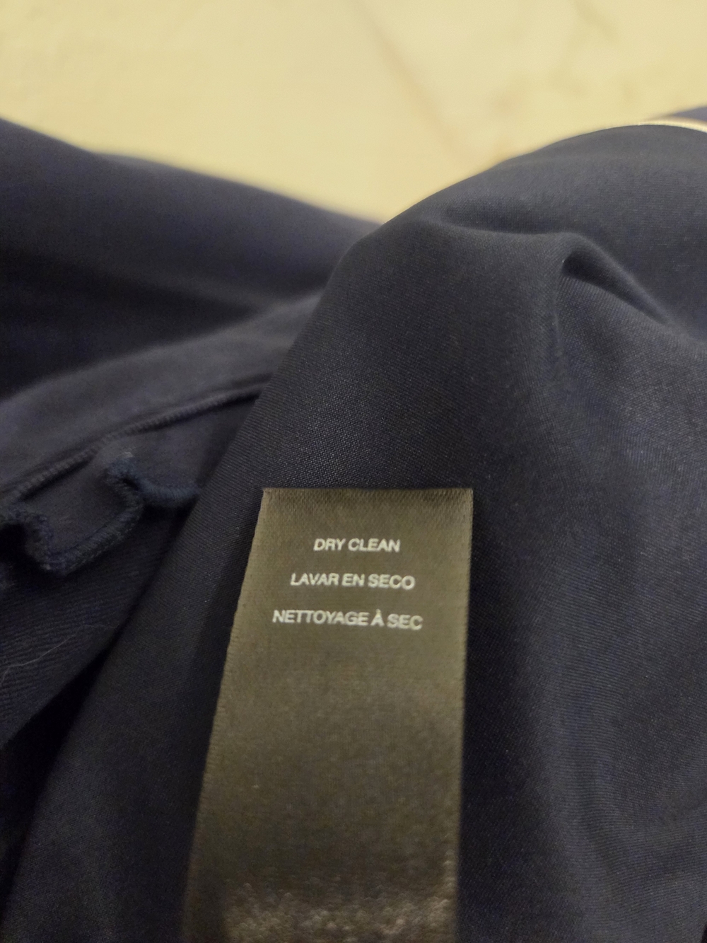 WHBM Navy Ruffle-Trim Jacket - Picture 5 of 5